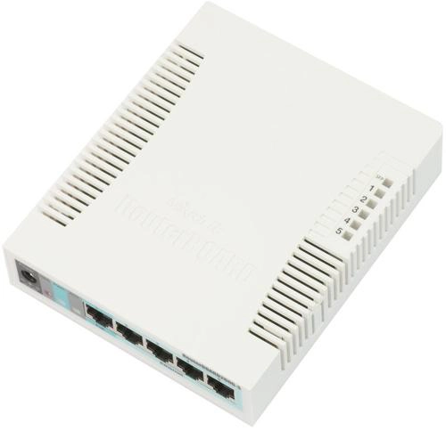 Mikrotik Switch 5 ports (5 ports 10/100/1000, 1 port SFP) RB260GS