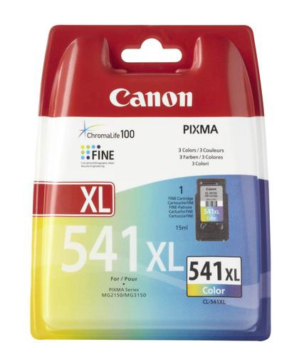 Canon CL-541 XL,  Couleur Encre à pigments, 15 ml, 400 pages 