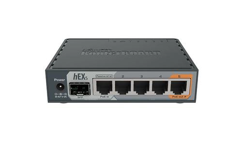 Mikrotik Routeur 5port  Gigabit Ethernet, SFP, CPU 880MHz à double coeur, 256MB