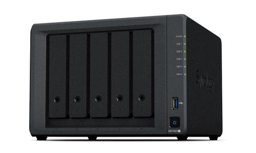 NAS Synology DiskStation DS1522+, Tower, SoC AMD Embedded série R, R1600, Noir
