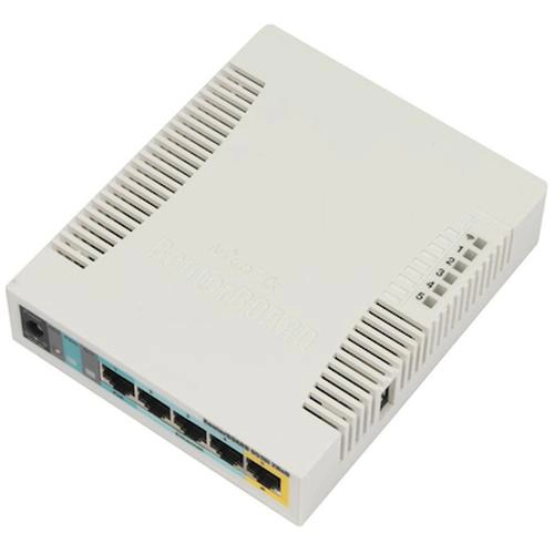 Mikrotik Routeur 5 ports   RB951Ui-2HnD 600MHz CPU, 128MB RAM