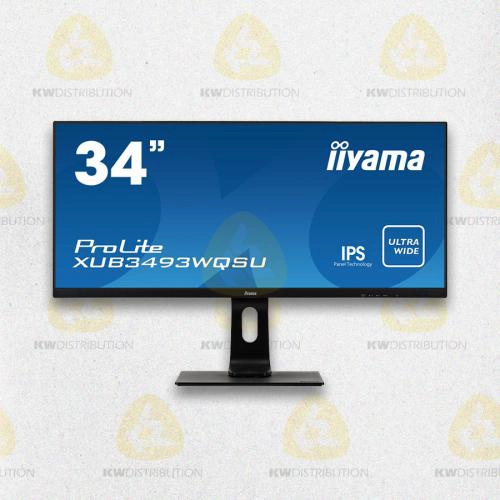 Mon 34 iiyama XUB3493WQSU-B5 IPS UltraWide Quad HD HDMI 4 ms 75 Hz Haut-parleurs