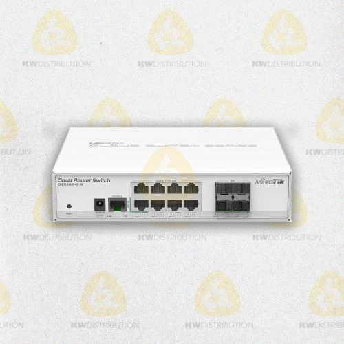 Mikrotik Switch 8 ports (8 ports gigabit, 4 ports SFP) CRS112-8G-4S-IN