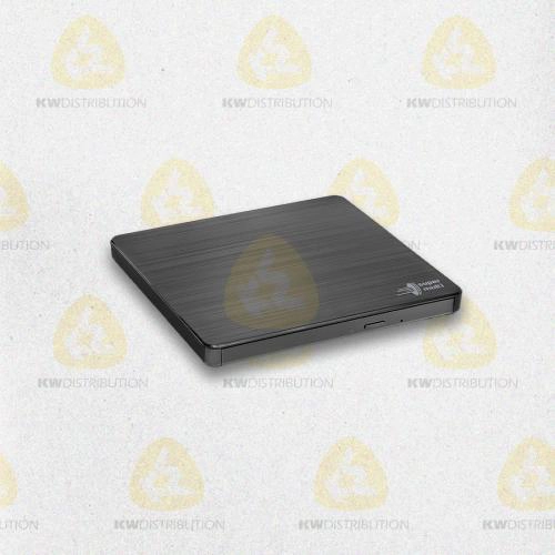 Hitachi-LG Graveur de DVD portable mince, Argent, Plateau, PC de bureau/PC porta