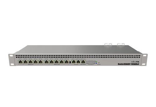 Routeur Mikrotik RB1100AHx4, Ethernet WAN, Gigabit Ethernet, Acier inoxydable