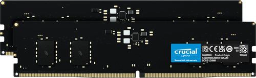 memoire DIMM DDR5 16 Go (2 x 8) Crucial  4800 MHz, 288-pin CT2K8G48C40U5