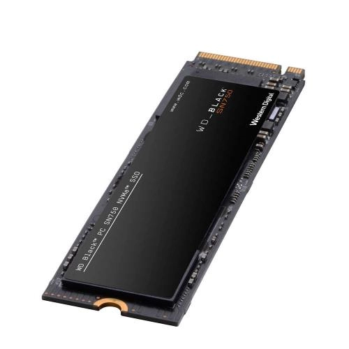 HDD SSD WD 500GB NVME PCIE Gen3 SN750 WDS500G3X0C