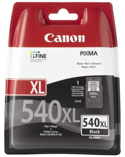 Canon PG-540 XL, Rendement élevé (XL), Encre à colorant, 21 ml, 600 pages