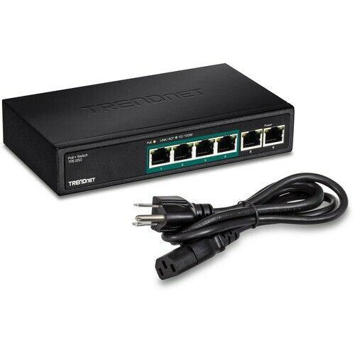 TRENDNET TPES50 5-Port 10/100Mbps PoE Switch (31W)