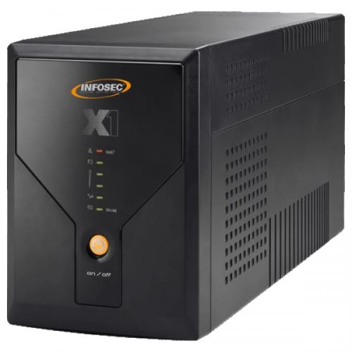 Onduleur INFOSEC X1 EX 1600 FR/SCHUKO -  Line Interactive 1600 VA 4 Prises FR /