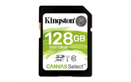 Kingston MicroSD Card 128GB avec adaptateur SDHC  (Class 10)