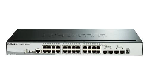 Res Switch D-Link DGS-1510-28P, Géré, L3, Gigabit Ethernet (10/100/1000), Full d
