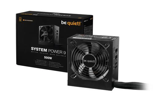 be quiet! System Power 9 | 500W CM, 500 W, 200 - 240 V, 50 Hz, 4 A, Actif, 110 W
