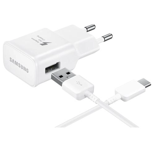 Chargeur Samsung EP-TA20, Intérieure, USB, Blanc