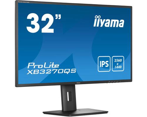Mon 31.5 iiyama XB3270QS-B5 IPS Wide Quad HD HDMI 4 ms 60 Hz Haut-parleurs