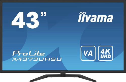 Mon 42.5 iiyama X4373UHSU-B1 VA 4K Ultra HD HDMI 3 ms 60 Hz