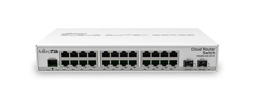 Mikrotik Switch 24 ports, 2 ports SFP CRS326-24G-2S+IN, Gigabit Ethernet