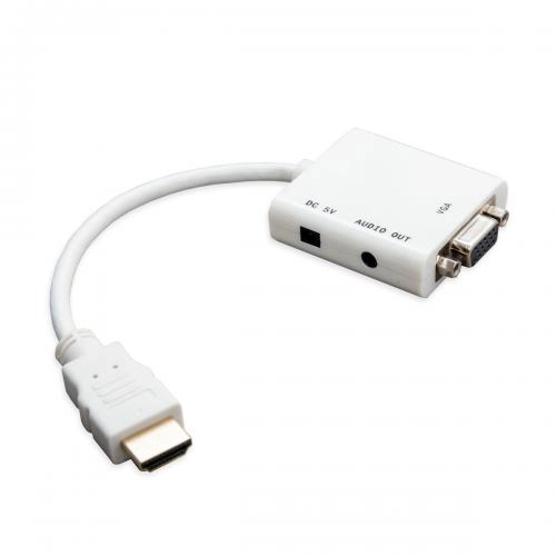 Adaptateur CONNECTLAND HDMI M (entrée) vers VGA F (sortie) Avec Audio