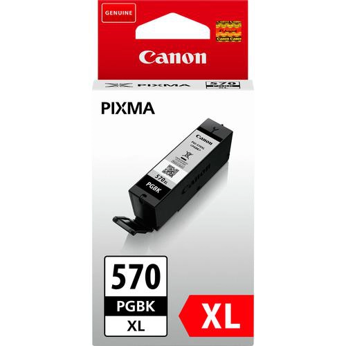 Canon Cartouche d'encre noire pigmentée à haut rendement PGI-570PGBK XL 500 page