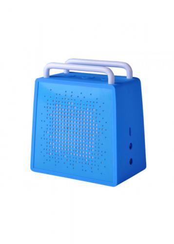 Enceinte Antec Bluetooth carrée avec microphone intégré - blue
